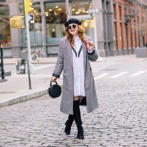 ASOS “new look” check coat
